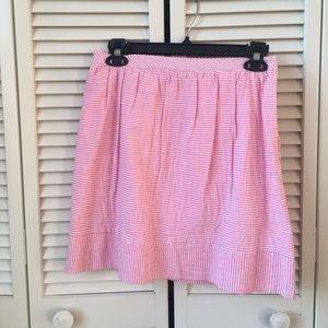 Pink Cremieux Gingham Skirt